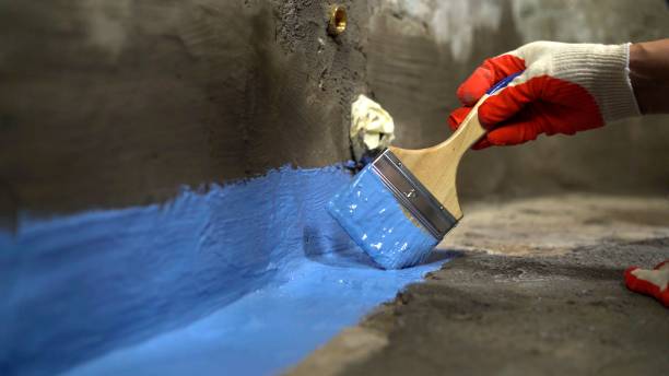 Crawl space vapor barrier installation in Taylorsville, IN